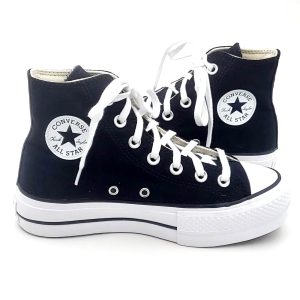 Bota Lona Cordón Plataforma