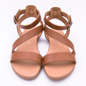 Sandalia Niña Vaquetilla Tipo Romana